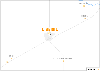 map of Liberal