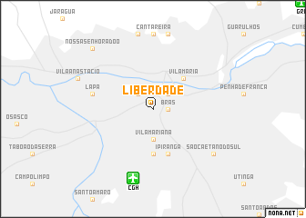 map of Liberdade