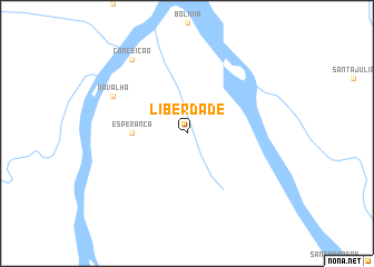 map of Liberdade