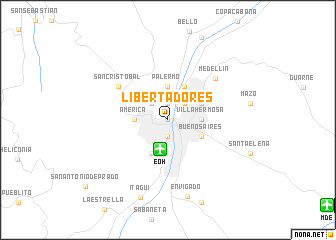 map of Libertadores