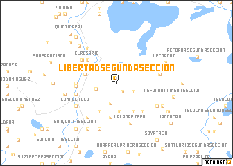 map of Libertad Segunda Sección