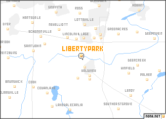 map of Liberty Park