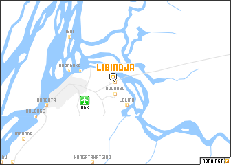 map of Libindja