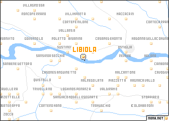 map of Libiola