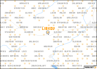 map of Libkov