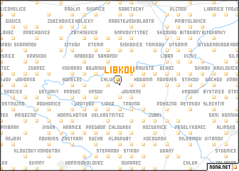 map of Libkov