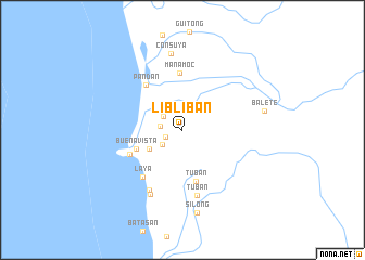 map of Libliban