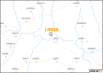 map of Libogo