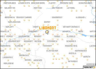 map of Libomont