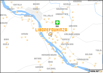 map of Liboré Fou Hinza