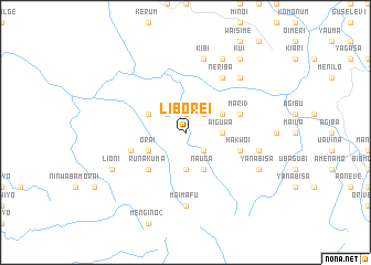 map of Liborei