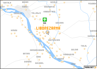 map of Liboré Zarma