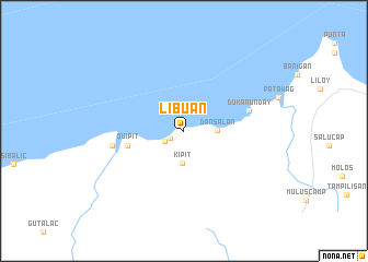 map of Libuan
