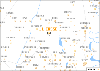 map of Licasse