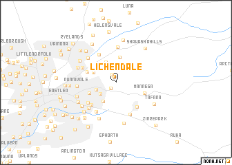 map of Lichendale