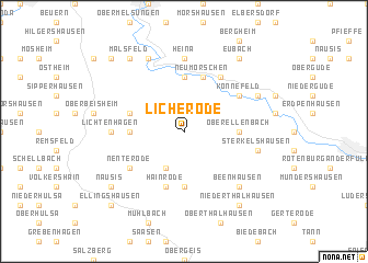 map of Licherode