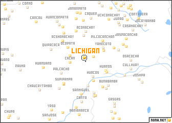 map of Lichigan