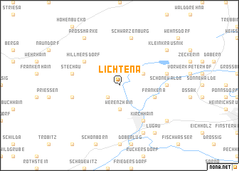 map of Lichtena