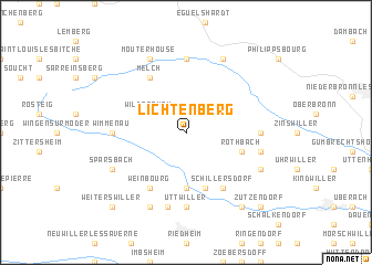 map of Lichtenberg