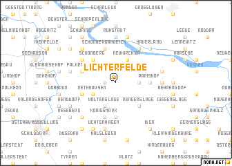 map of Lichterfelde