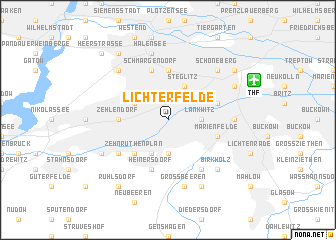 map of Lichterfelde