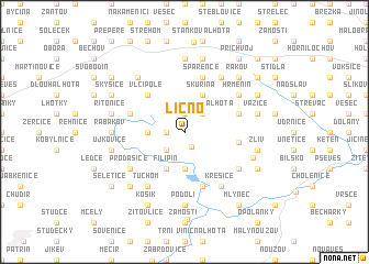 map of Lično