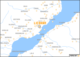 map of Licohan