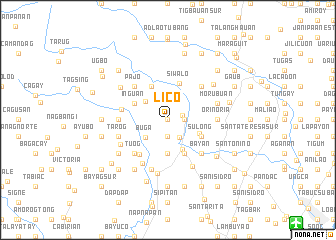 map of Lico