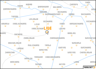 map of Lide