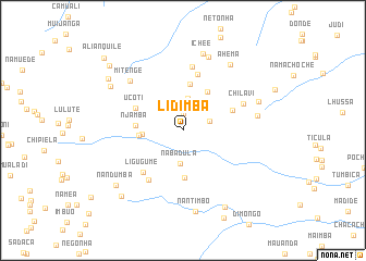 map of Lidimba