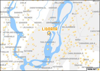 map of Lidoāna