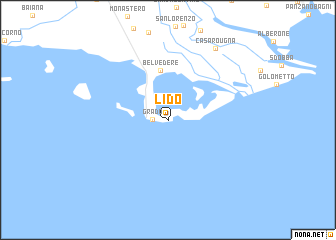 map of Lido