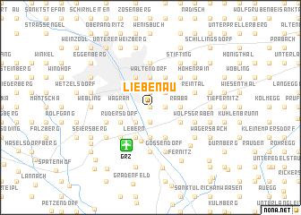 map of Liebenau