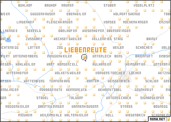 map of Liebenreute
