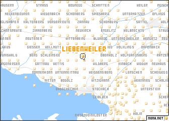 map of Liebenweiler