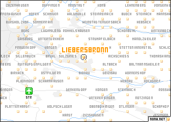 map of Liebersbronn