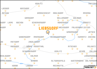 map of Liebsdorf