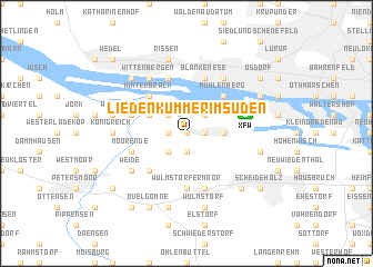 map of Liedenkummer im Süden