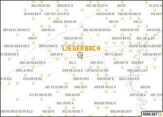 map of Liederbach