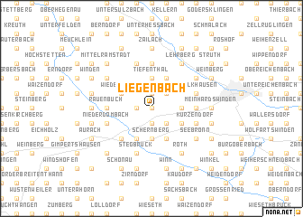 map of Liegenbach