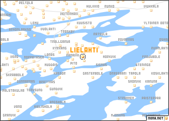 map of Lielahti