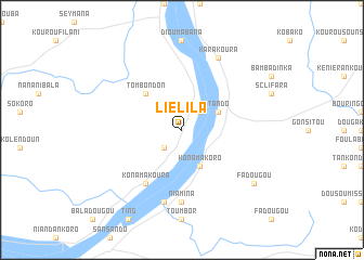 map of Liélila