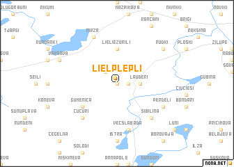 map of Lielplepļi