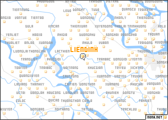 map of Lien Dinh