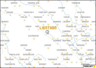 map of Liên Thôn