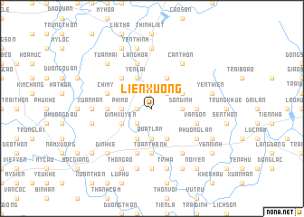 map of Liên Xương