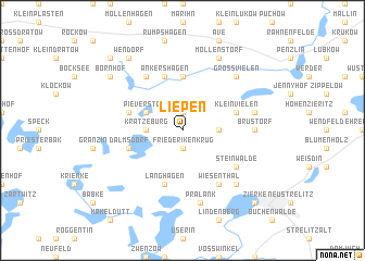 map of Liepen