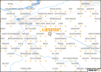 map of Lieseind