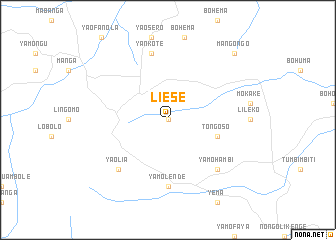map of Liese