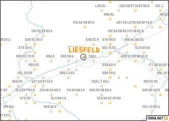 map of Liesfeld